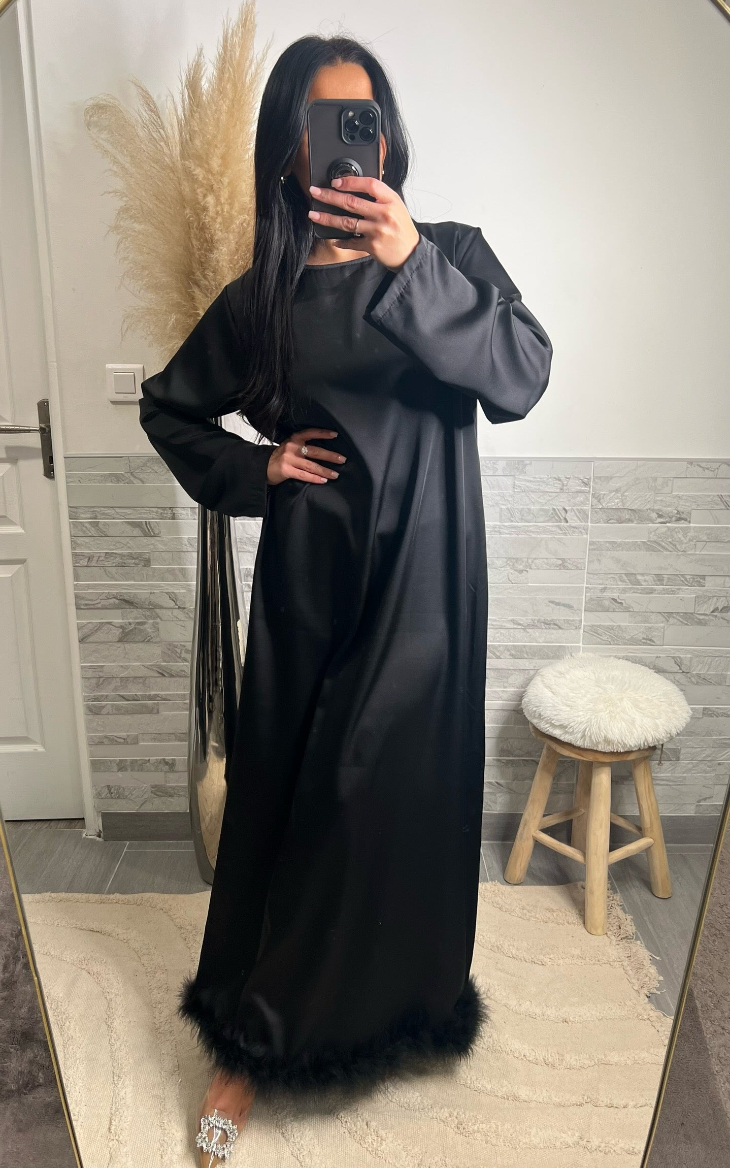 Robe à plume