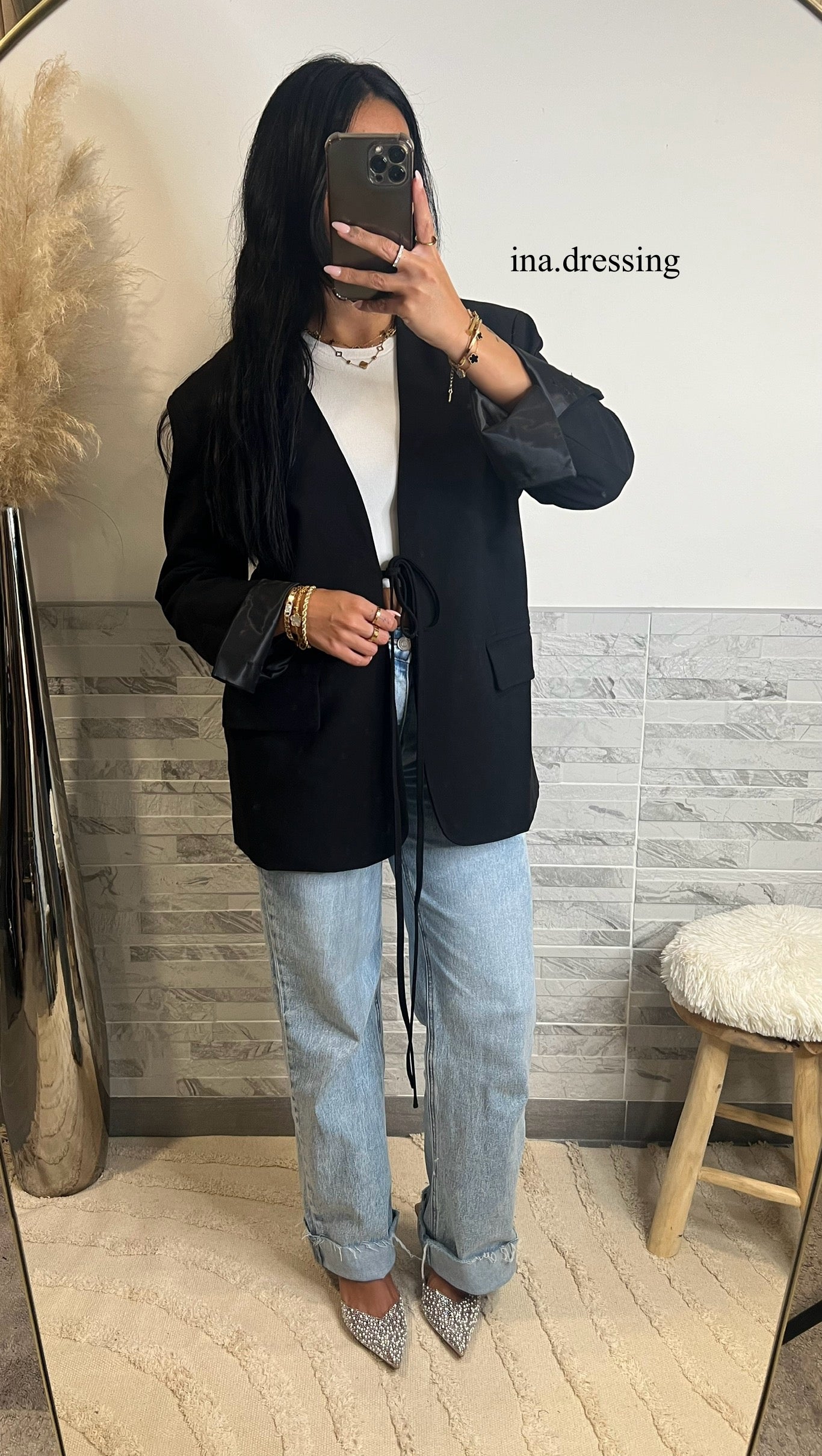 Blazer à lacet