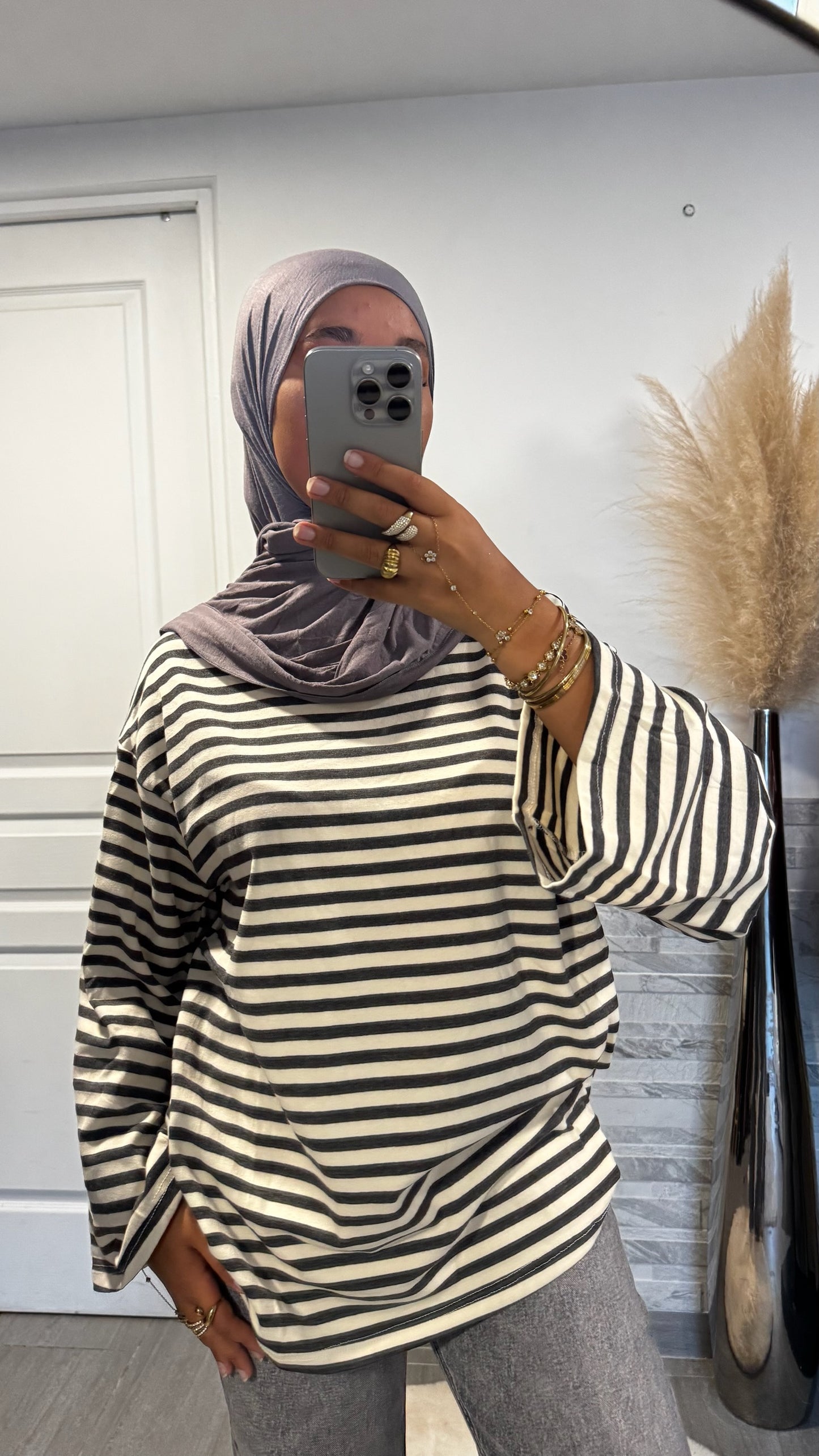 T-shirt à rayures