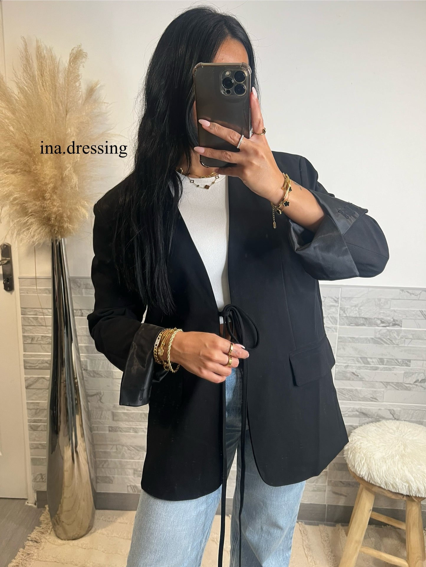 Blazer à lacet