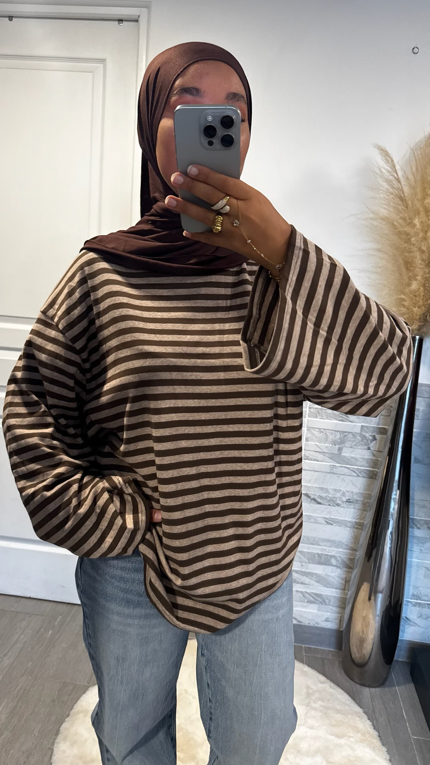 T-shirt à rayures