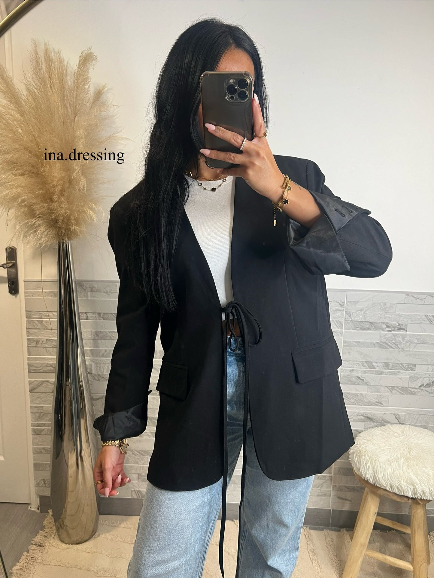 Blazer à lacet