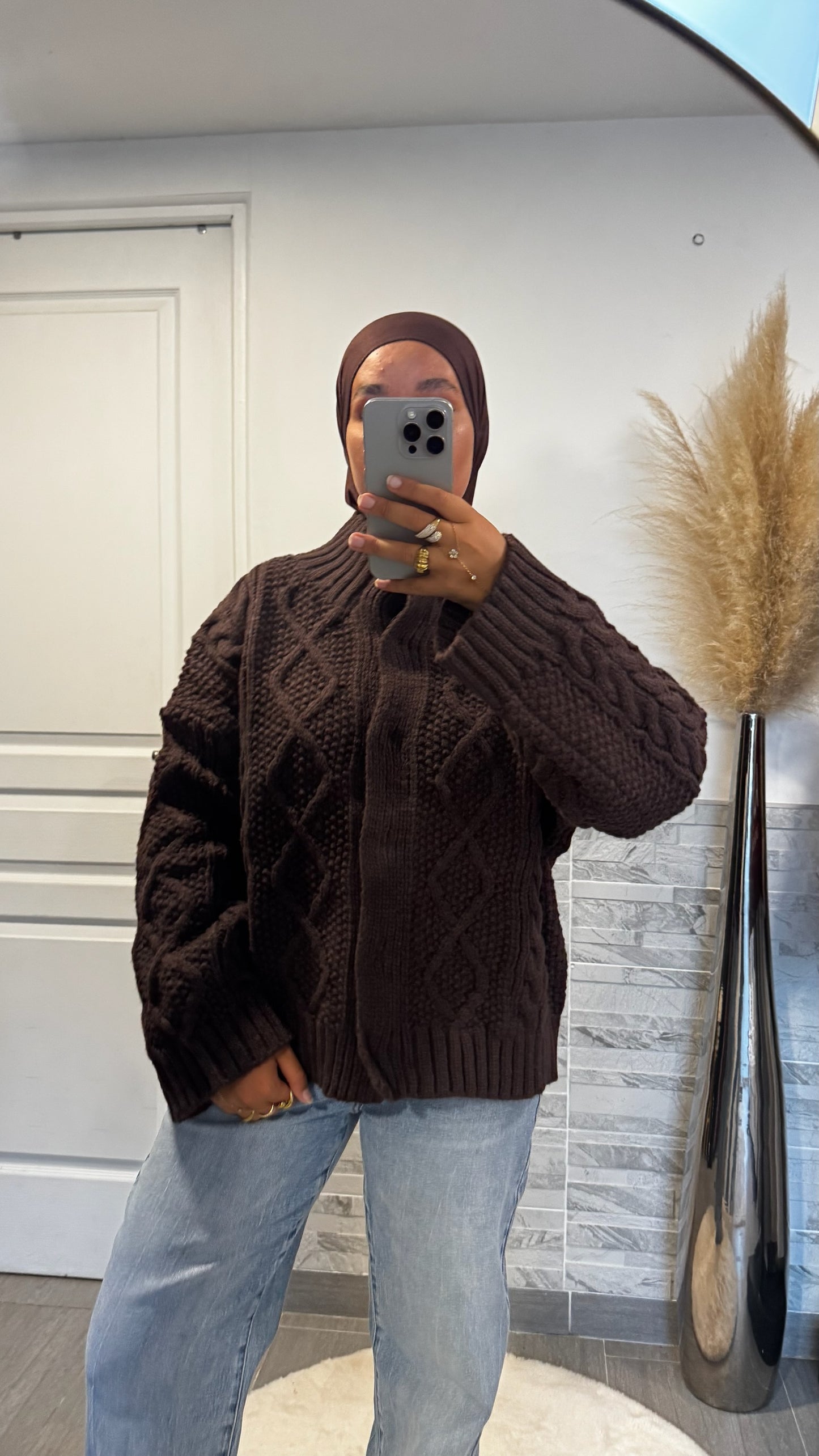 Gilet tressé
