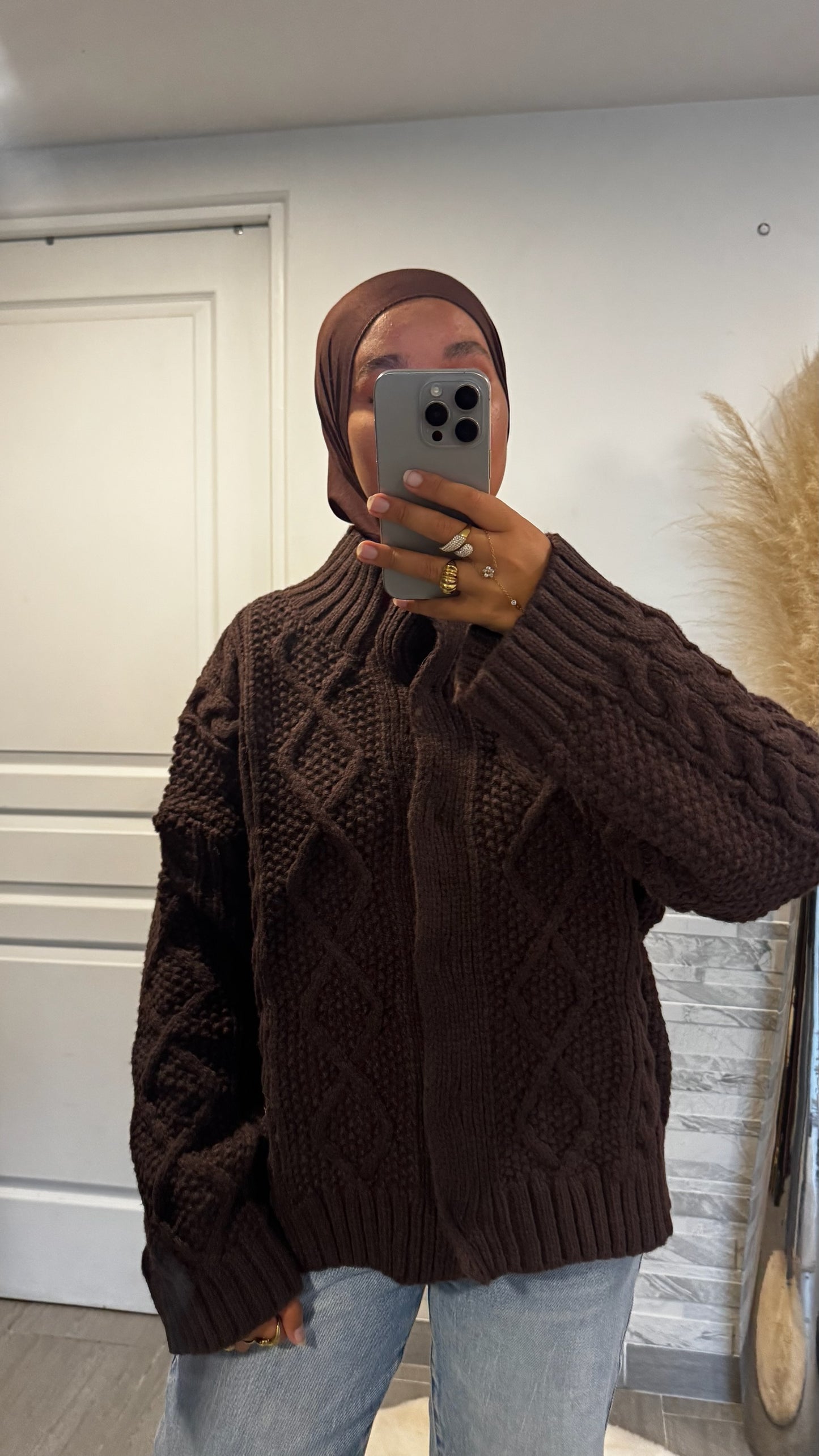 Gilet tressé