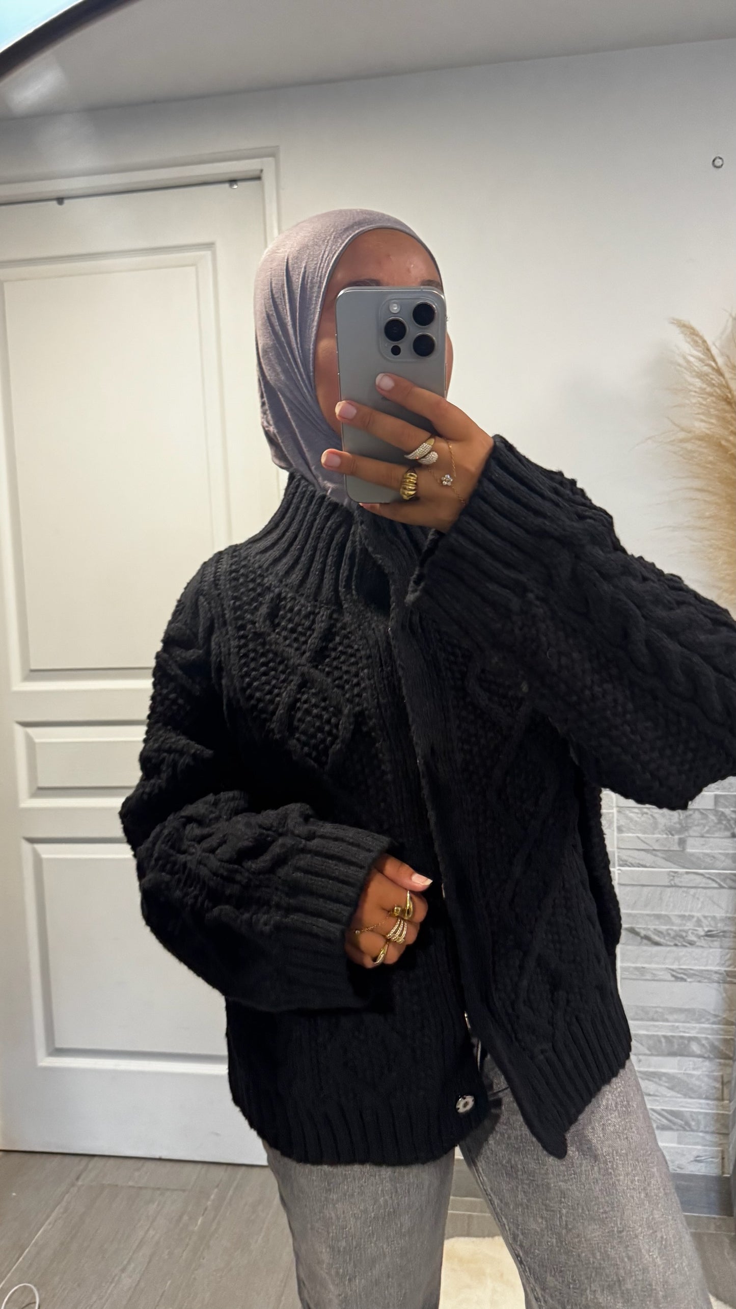 Gilet tressé