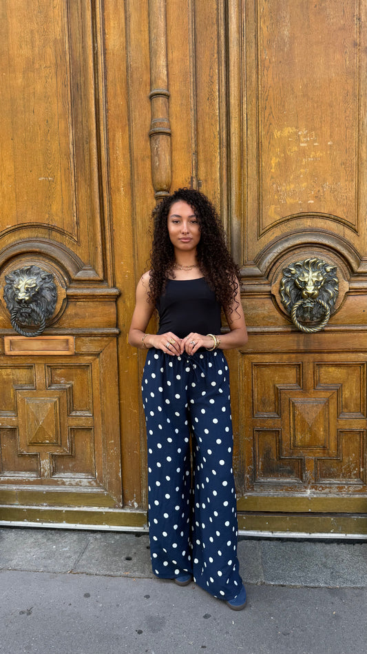 Pantalon à pois