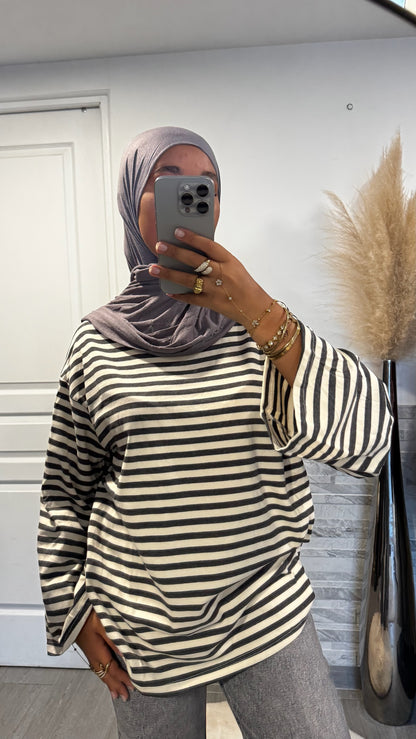 T-shirt à rayures