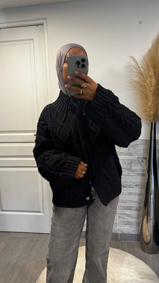 Gilet tressé
