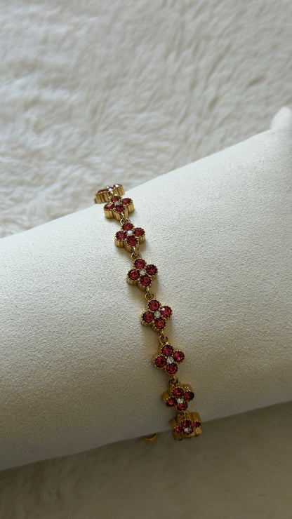 Bracelet IRIS [ROSE / ROUGE]