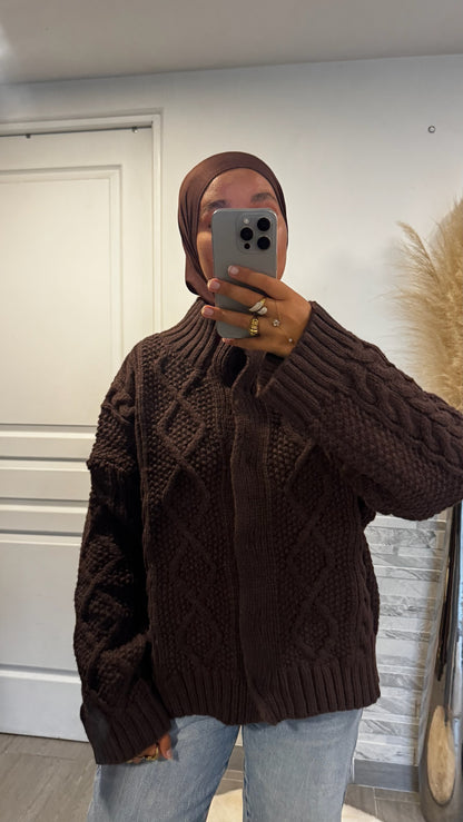 Gilet tressé