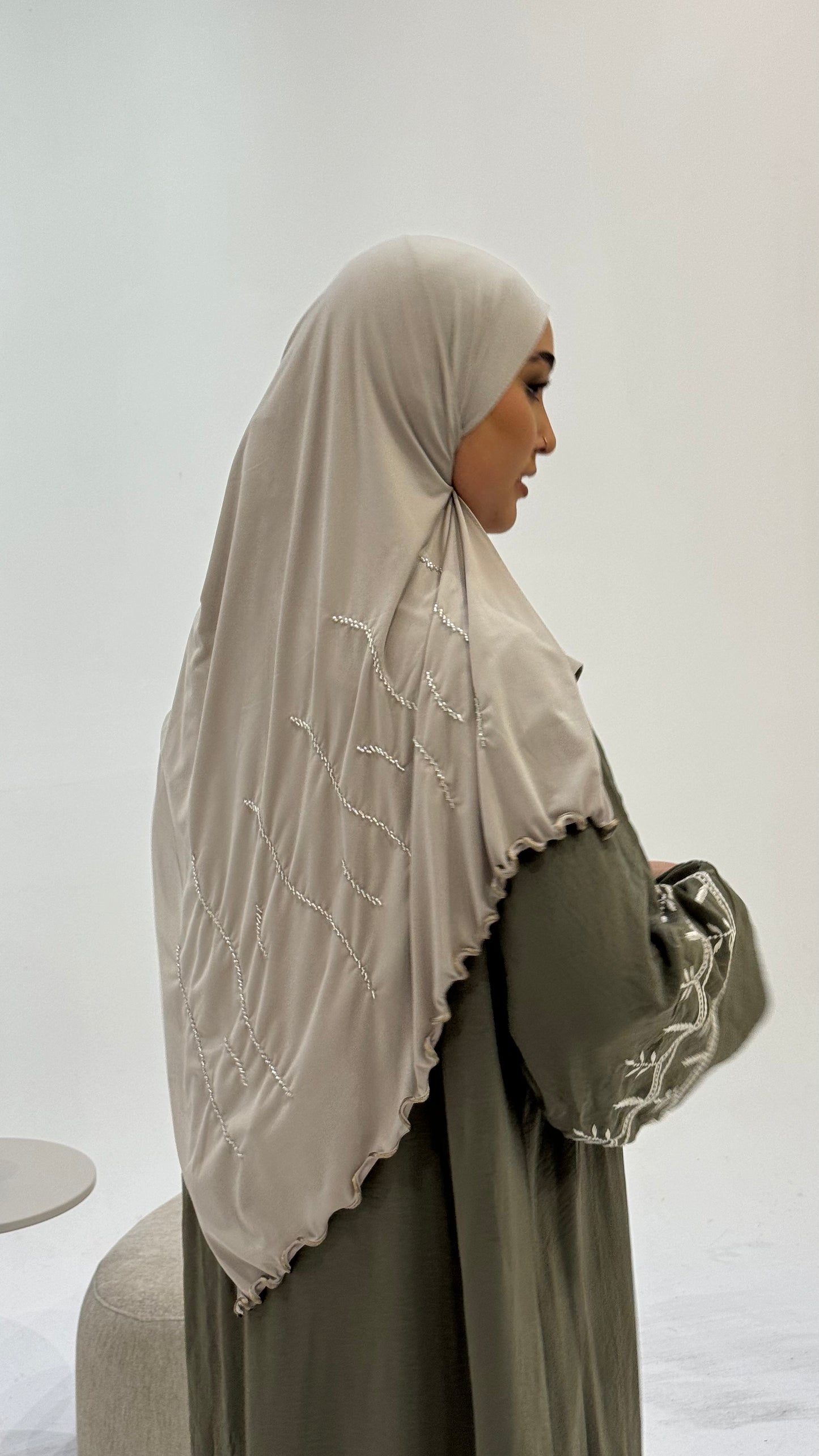 Voile Jersey Perle Satinée