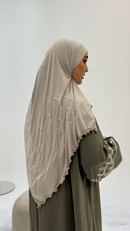 Voile Jersey Perle Satinée