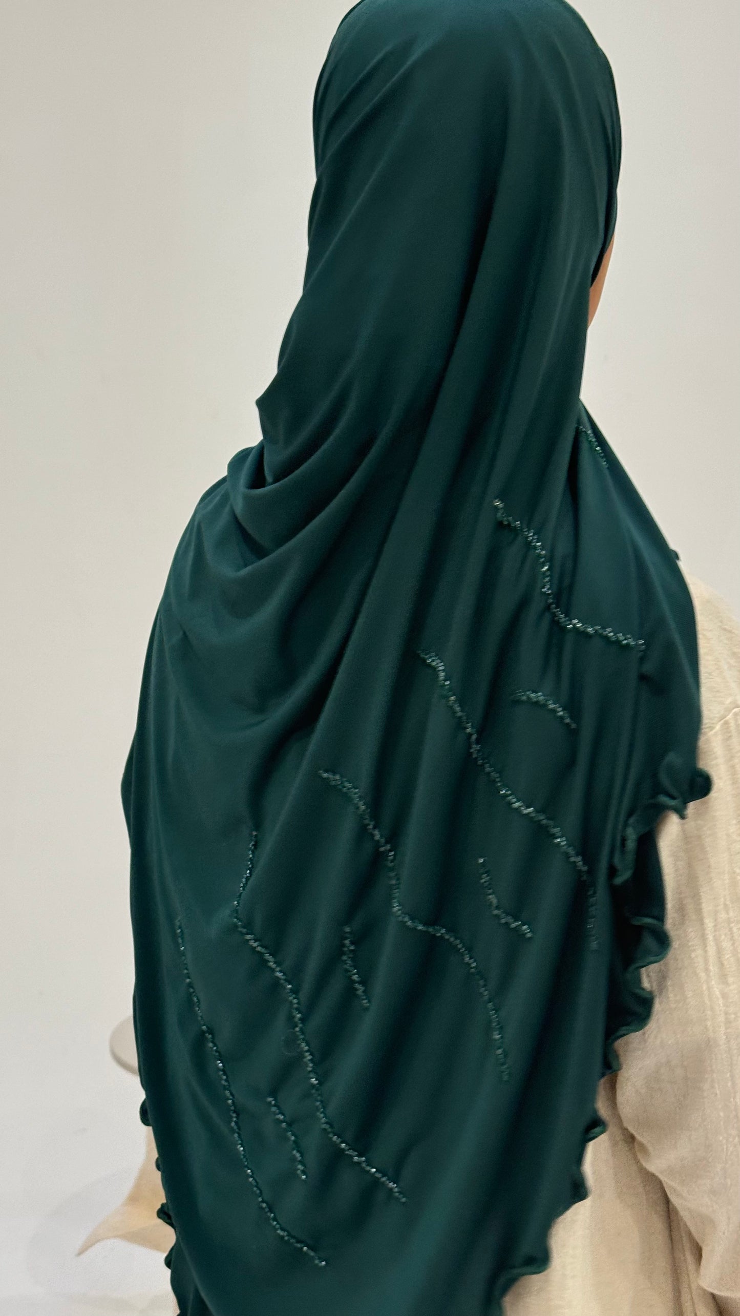 Voile Jersey - Émeraude Sombre